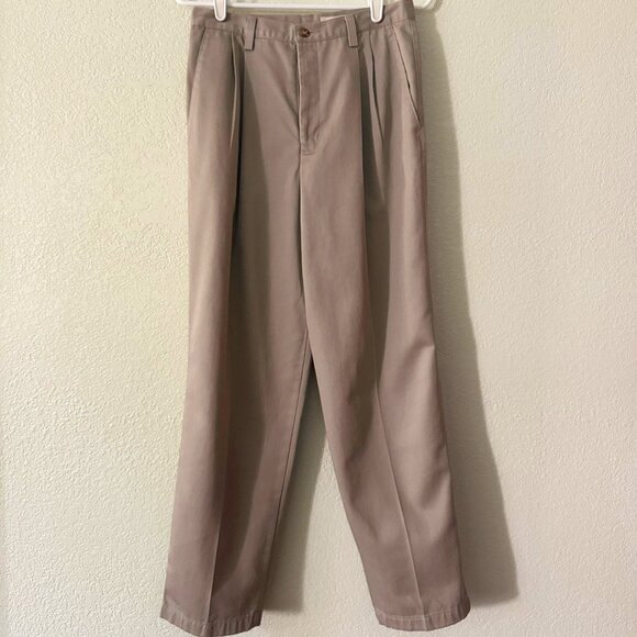 Eddie Bauer Trousers Size 8 Classic Fit Khakis Pants 100% Cotton - Picture 1 of 10